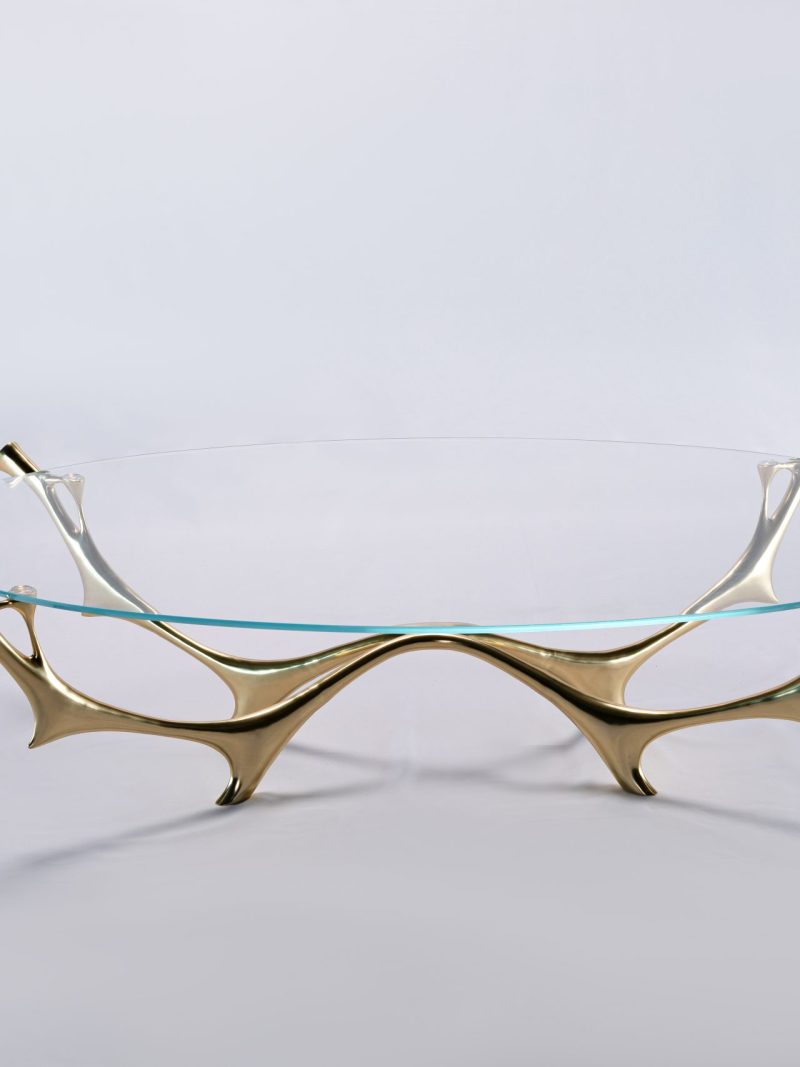 Lunar Minimalism Bronze Desk