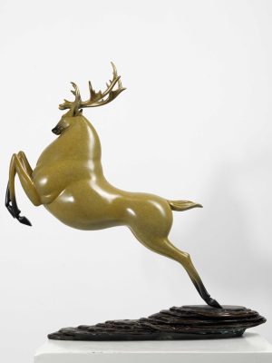 The leaping deer