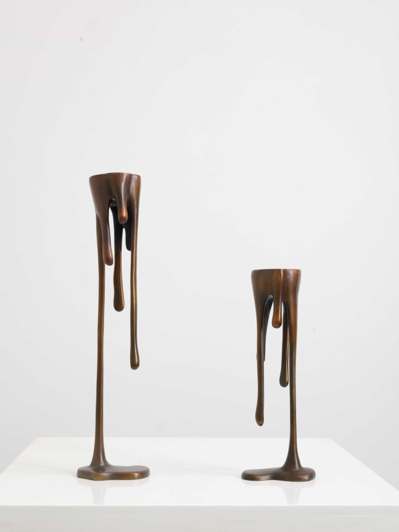 Melting candlestick