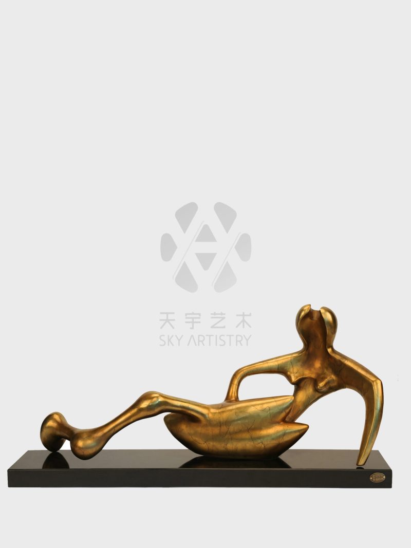 Abstract, recumbent body