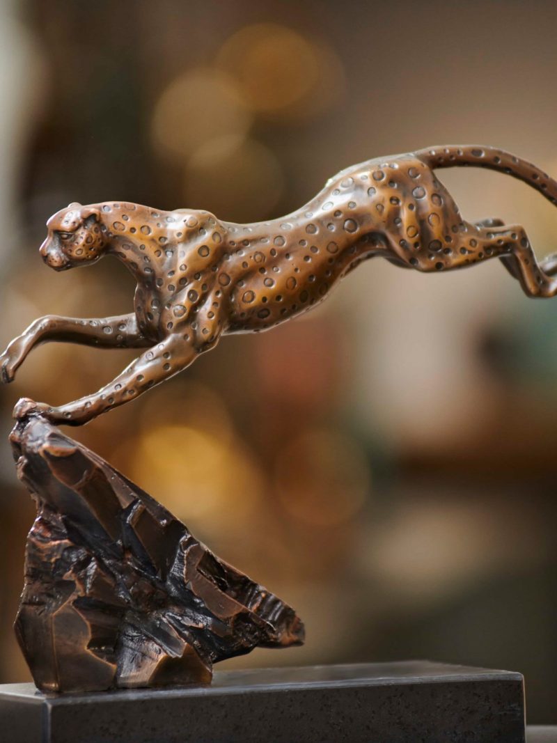 The running leopard