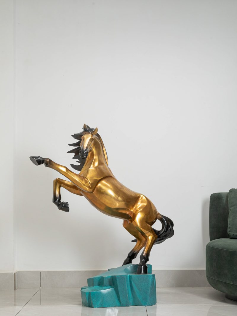 The leaping horse