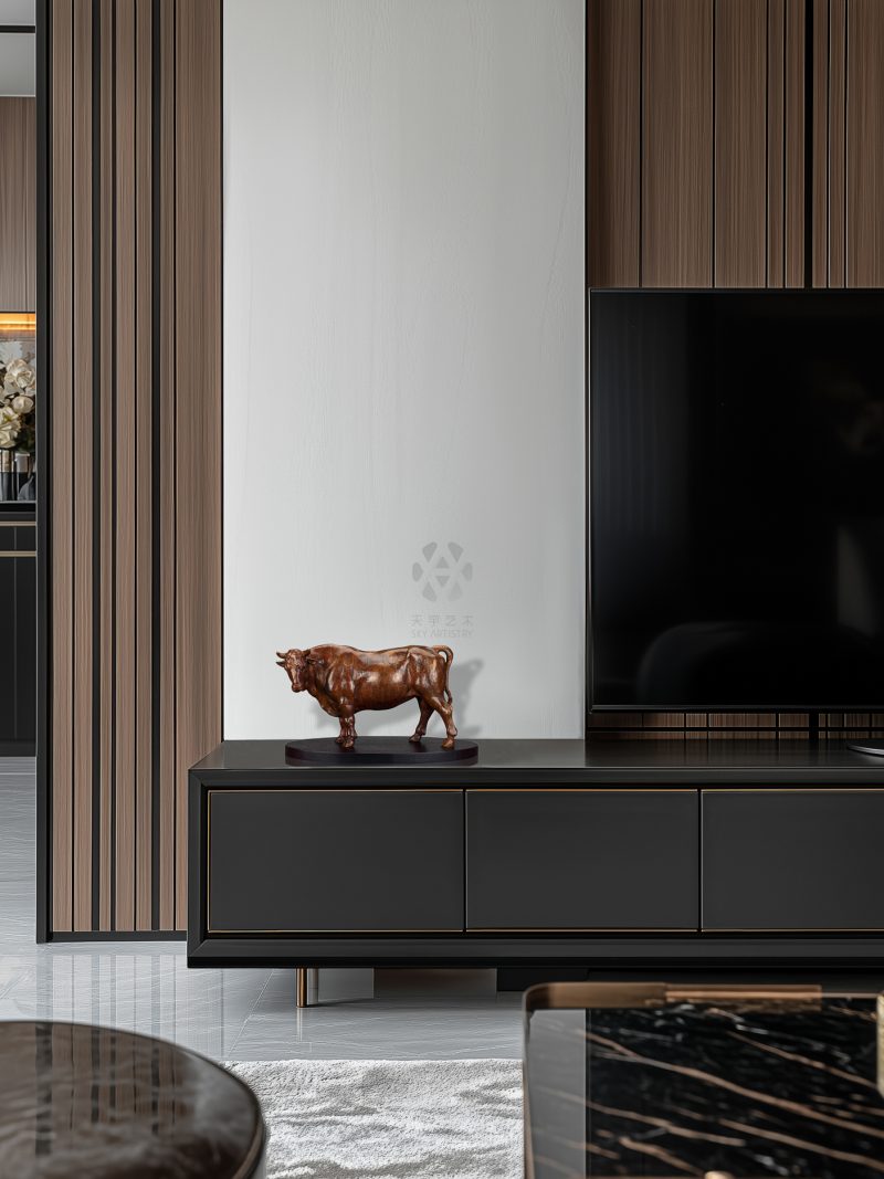 Realistic-style bull