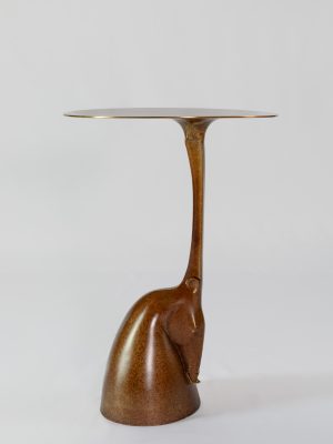 horse end table