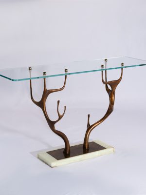 Deer Horn Console Table
