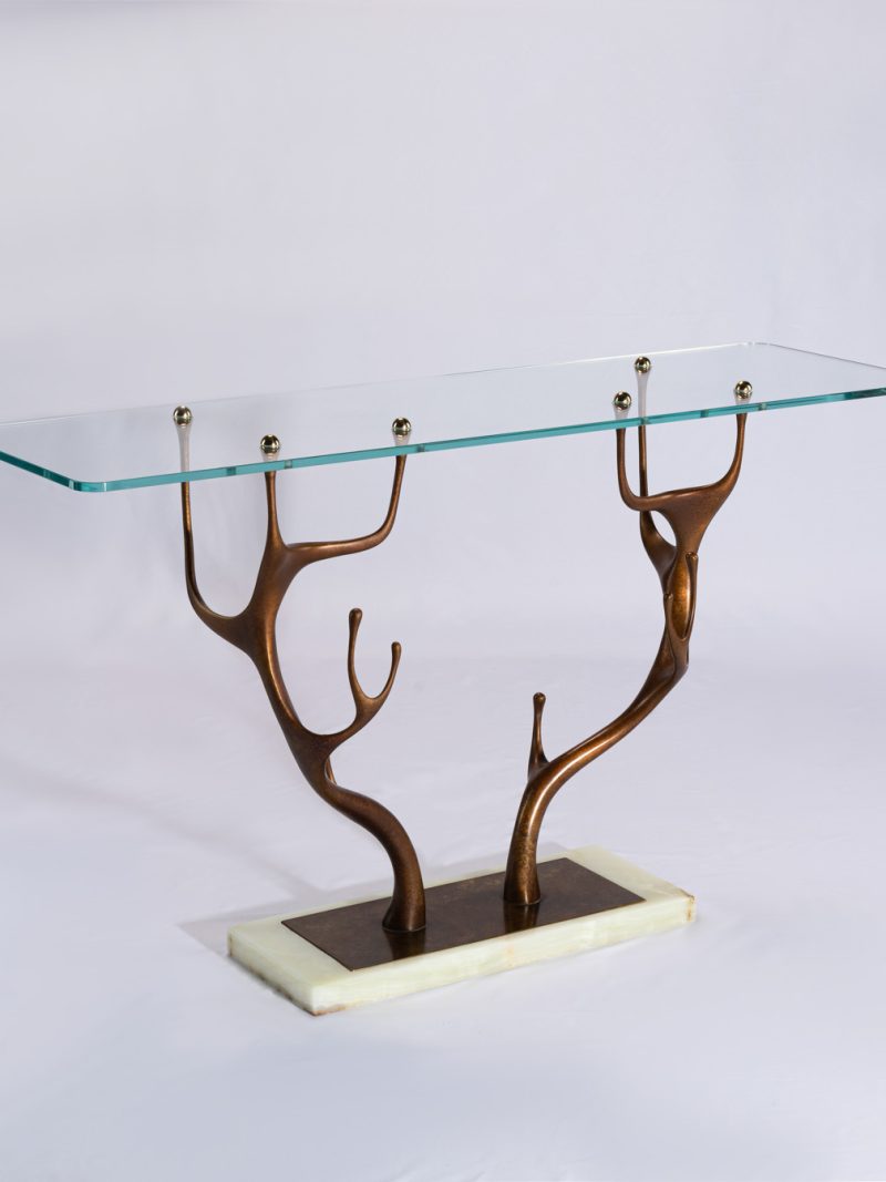 Deer Horn Console Table
