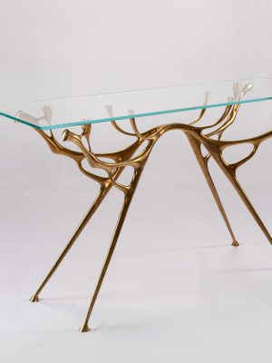 bronze & glass table2