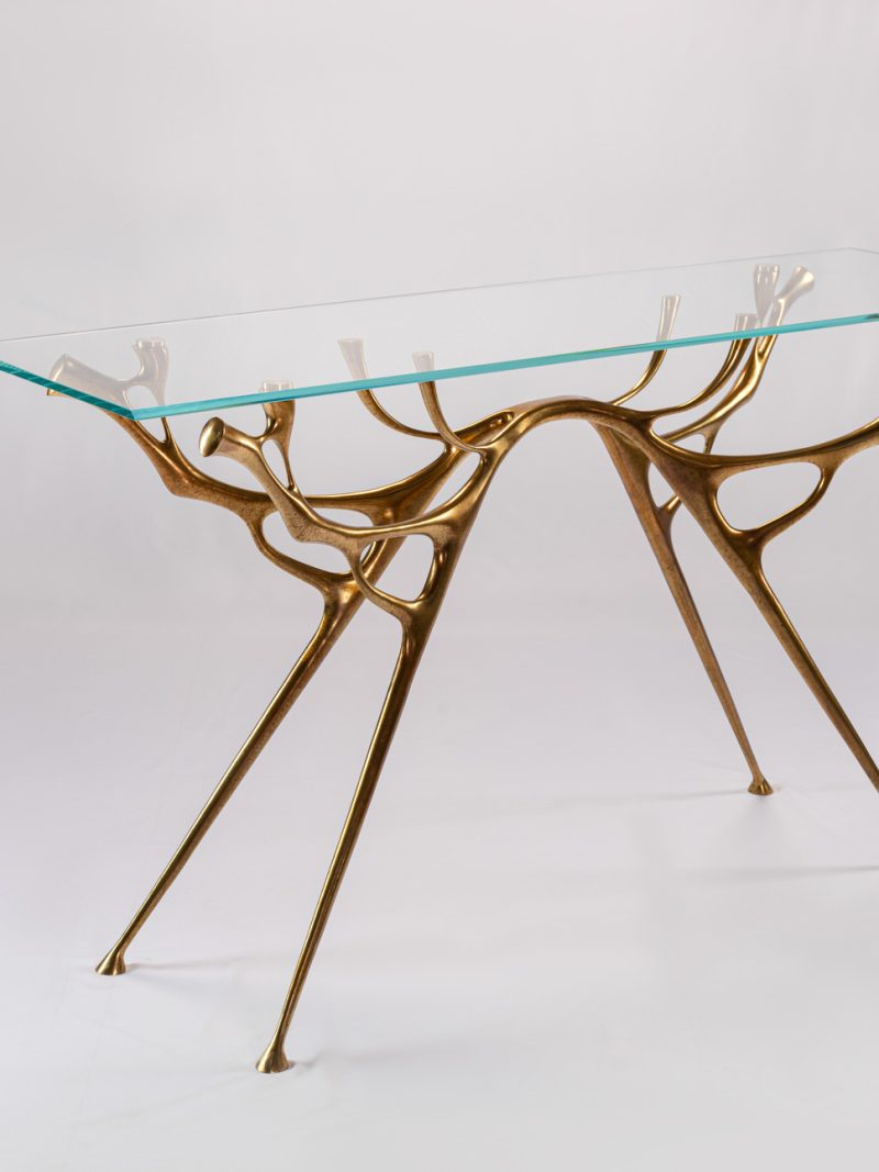 bronze & glass table2