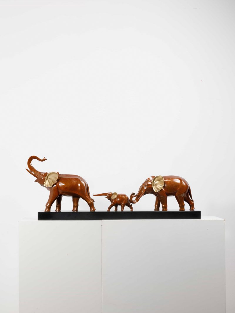 A herd of elephants