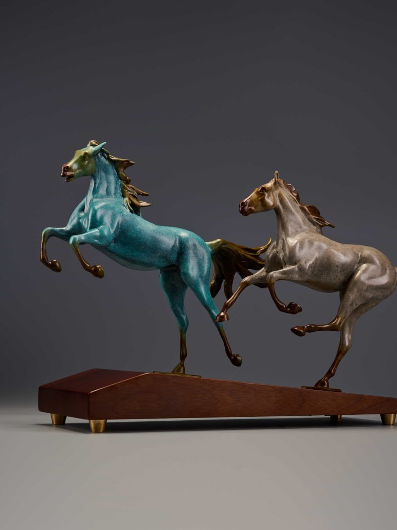 The chasing horse