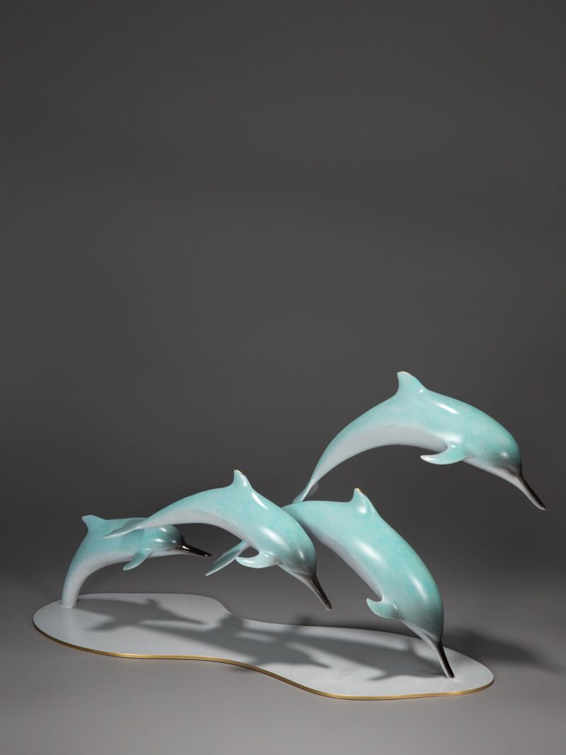 A group of dolphins