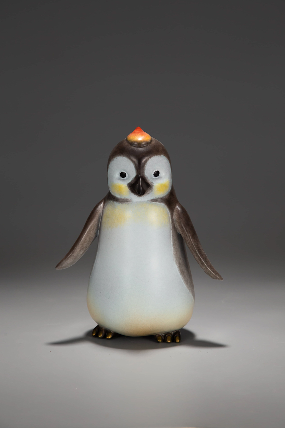 Penguin family (three pieces) — large penguin front.
