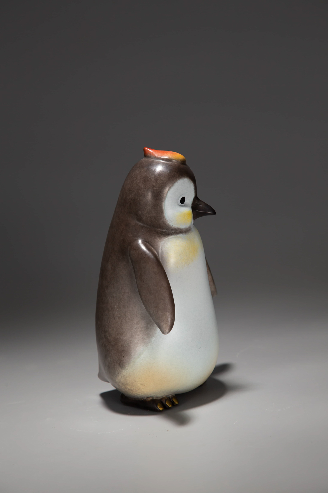 Penguin family (three pieces) — large penguin side.