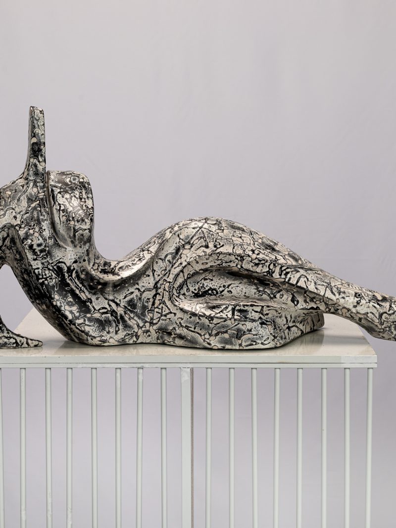 Abstract, recumbent human body(blake