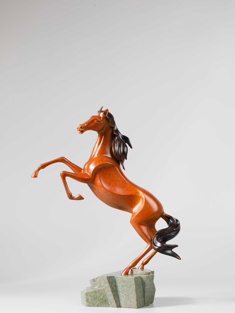 The leaping horse