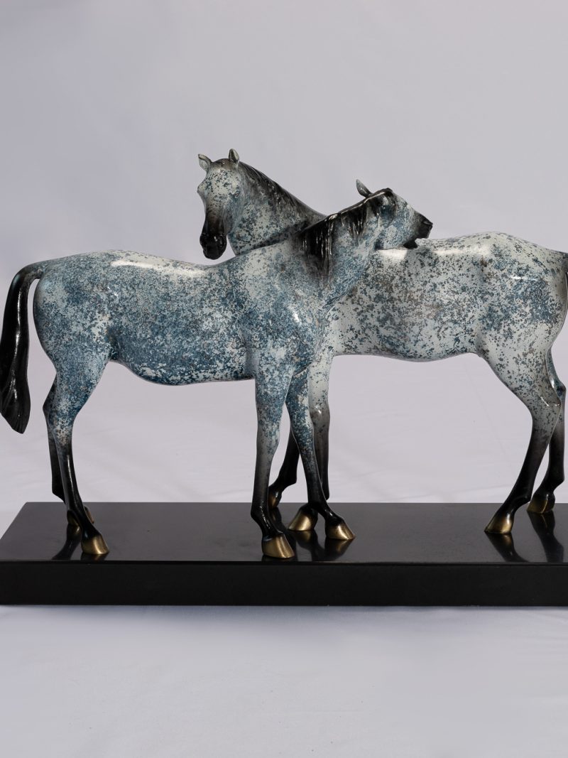 A pair of horses